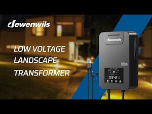 How to Upgrade Your Outdoor Lighting with the DEWENWILS 200W Low Voltage Transformer? - HALT04A