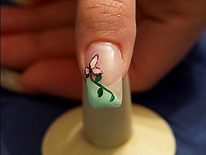 Nail Art step by step guidance 171 with colour gel from www.schmucknaegel.de