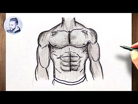 Comment dessiner un homme torse nu facilement