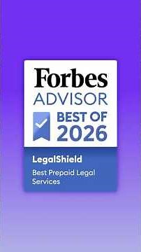 Forbes Advisor Best of 2026 | LegalShield Best Prepaid Legal Services | #shorts
