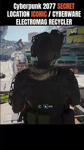 Cyberpunk 2077 SECRET LOCATION ICONIC CYBERWARE ELECTROMAG RECYCLER #cyberpunk #gaming #update