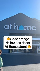 1.7K views · 21 reactions | Code orange halloween decor at the @AtHomeStores picked up a fee cute things for spooky season! #halloween #codeorange #halloweendecor #spookydecor #falldecor #spookyseason | Tinastastefulcorner | Facebook