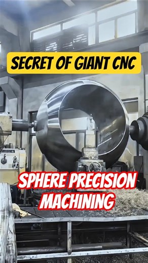 Efficiency Innovation, Giant Metal Sphere Turning with Precision