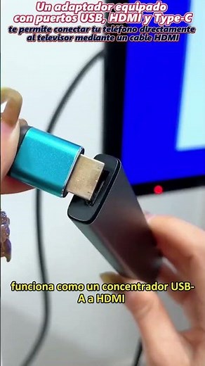 🔌✨ Hub USB-C portátil 5 en 1 con salida HDMI 4K 🎥💻