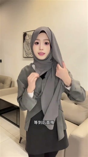 Chiffon Long Scarf Hijab Tutorial | Elegant Everyday Wrap Style