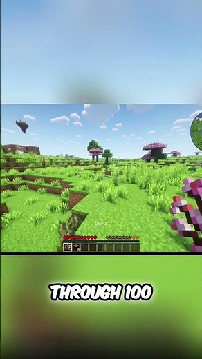 100 Days in CRAZY CRAFT UPDATED: Wild New Minecraft Modpack! #shorts