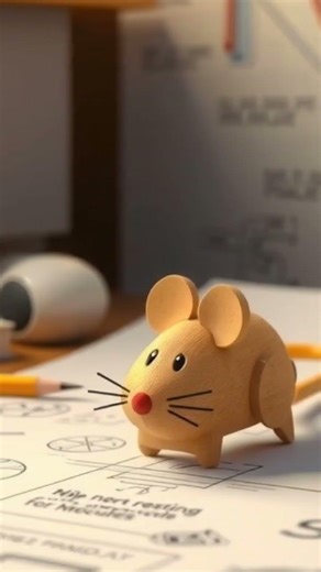 The First Computer Mouse Was Made of Wood #QuickFacts#DidYouKnow#TechFacts#ShortFacts#YouTubeShorts