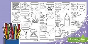 Phonics Colouring Pack - 'ff', 'll', 'ss' and 'zz'