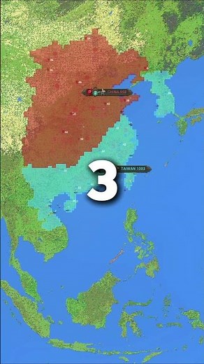 CHINA vs TAIWAN - WorldBox