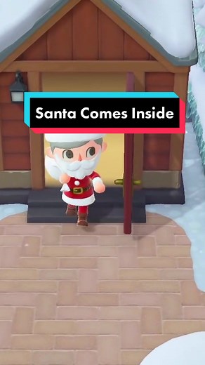 Santa Comes Inside | Animal Crossing Fun with ZackScottGames