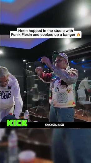 Neon hopped in the studio with Fenix Flexin and cooked up a banger 🔥