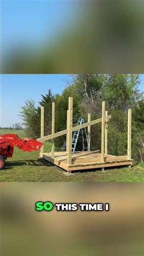 Tractor Loader Hack Solves Board Problem Safely #shorts