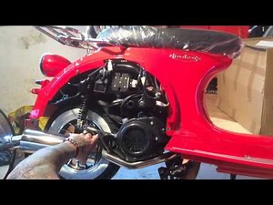 AJS after market exhaust fitting for the Modena 125 By www.ajspudsey.co.uk