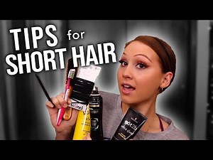 How to style short hair in the Air Force uniform | Elora Jean