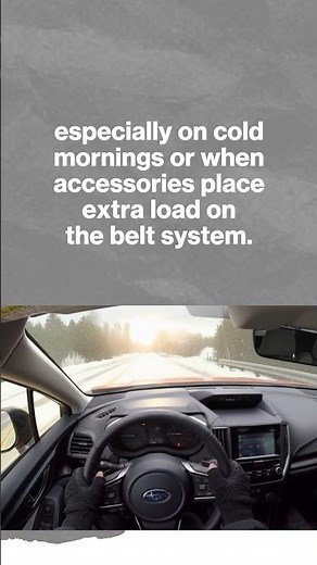 Why Your Subaru Crosstrek Squeals On Startup