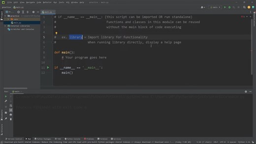 if __name__ == '__main__' for Python beginners 📥