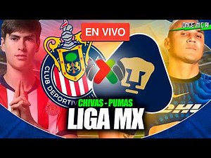 ASÍ EMPATARON CHIVAS Y PUMAS en la LIGA MX ¡2 A 2!
