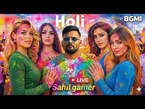 Happy Holi Dosto @BattlegroundsMobile_IN @sahilgamergsx