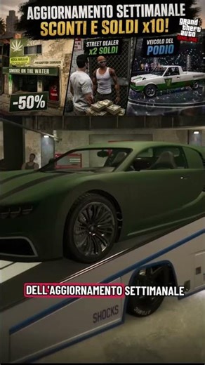 Nuovo aggiornamento di nuove macchine disponibili questa settimana #gta5 #gtaonline