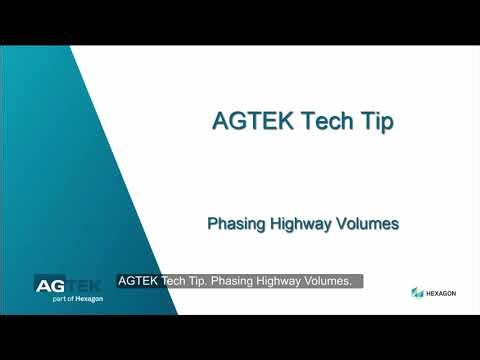 Tech Tip | Phasing Highway Volumes