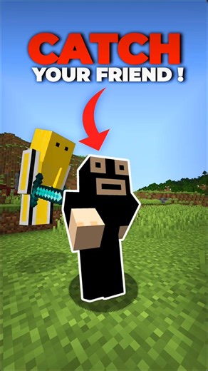 How to Catch Your Friend ! #minecraft #shortsfeed #ytshorts