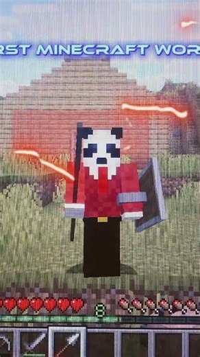 First Minecraft world