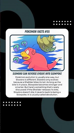 Slowbro Can Reverse Evolve Into Slowpoke