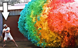 Mark Rober送给小粉丝的生日礼物：世界最大的魔鬼牙膏爆炸