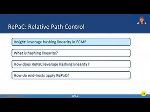 USENIX ATC '21 - Hashing Linearity Enables Relative Path Control in Data Centers
