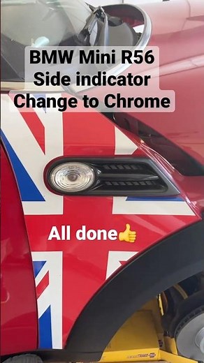 MINI side indicator / repeater bulb replacement / change. Plus upgraded to chrome / clear. BMW R56