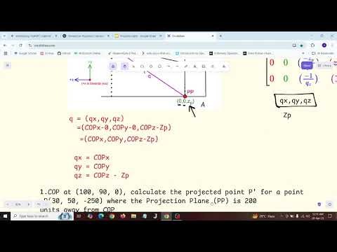 Projection|| (General Purpose) Perspective Projection Math