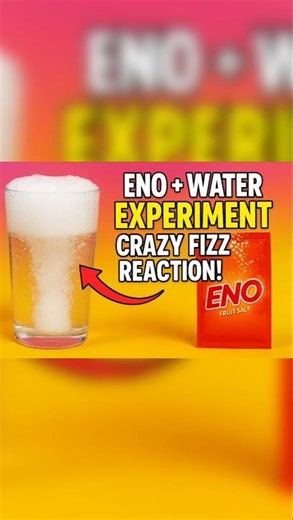 💥 Eno + Water Experiment | Crazy Fizz Reaction!