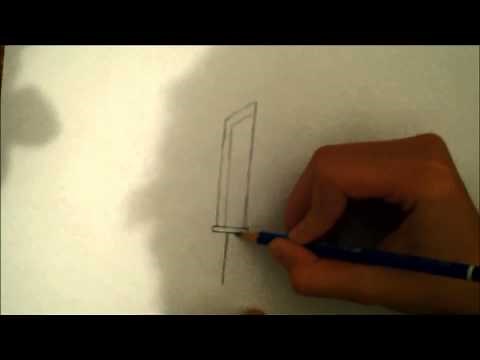 How to draw a COOL sword