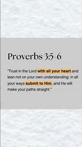 PROVERBS 3:5-6 #bibleverse #biblestudy #biblestudy #biblereading
