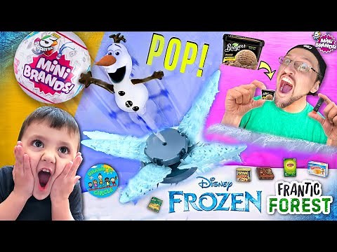 Shawn's Circle: MINI BRANDS & DISNEY FROZEN Olaf's Forest Surprise Game Challenge (DMF #10)