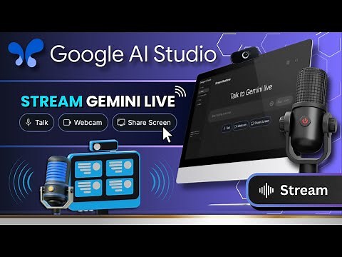 Stream Gemini Live | Google AI Studio (Stream Real-Time)