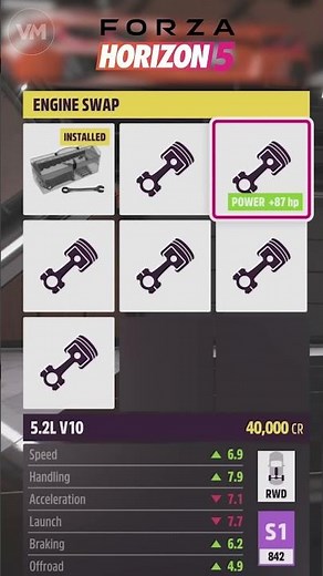 Forza Horizon 5's NEW Engine Sounds! #shorts