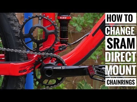 How to change SRAM direct mount chainrings