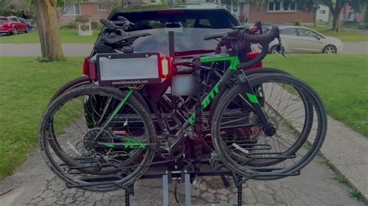 Bike Rack License Plate Holder With Lights! - Etsy