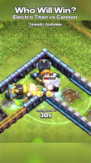 Electro Titans vs All Cannon Levels 🔥 | Clash of Clans Shorts #clashofclans #shorts