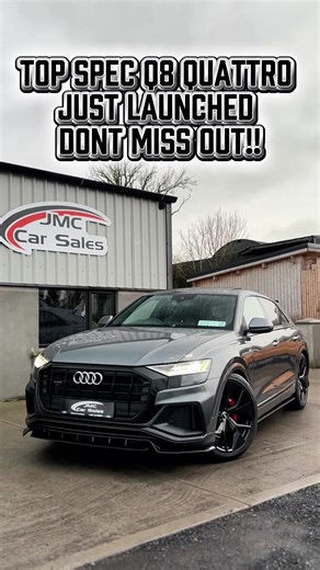 2021 AUDI Q8 S LINE 50TDI QUATTRO 3.0 DIESEL 286BHP S-TRONIC AUTO ONLY COVERED 77K MILES FROM NEW SPEC INCLUDES GLOSS BACK FRONT SPLITTER GLOSS BLACK SIDE EXTENSION GLOSS BLACK HIGH/ LOW SPOILERS GLOSS BLACK REAR DIFFUSER BRAND NEW 23” ALLOYS AND TYRES OPTOINAL EXTRA VIRTUAL DASH DIAMOND STITCHED LEATHER SEATS PAN ROOF BLACK ED TECH PACK WIRELESS CHARGING ADAPTIVE CRUISE CONTROL HIGH BEEN ASSIST MATRIX HEADLIGHTS MEMORY SEATS 2 KEYS REVERSING CAMERA 360 PARKING SENSORS ELECTRIC TAIL GATE DYNAMIC