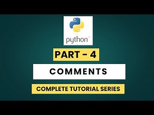Python Tutorial for Beginners #4: Comments | Single-Line & Multi-Line #python #pythontutorial