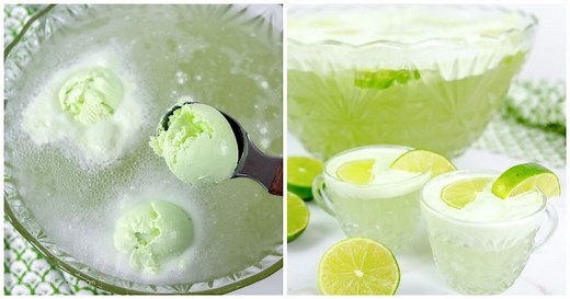 Lime Sherbet Punch (St. Patrick's Day Punch)