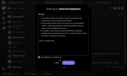 With AI Assistant Vidcast Summaries you can jump to the most important info, quickly and keep everything organized with Video Highlights and Smart Chapters. Learn more: http://cs.co/6184R89IE | Webex