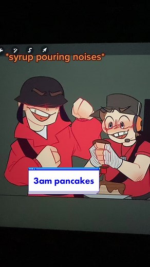 Merasmus DEFINITELY has blown up Soldier’s pancakes before #tf2 #teamfortress2 #tf2soldier #tf2scout #tf2merasmus #tf2art #tf2memes #fyp