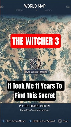 It Took Me 11 Years to Find This Secret - The Witcher 3 #shorts #thewitcher