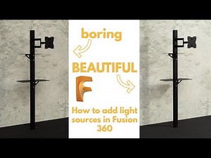 Adding Light Sources to Fusion 360 Renderings