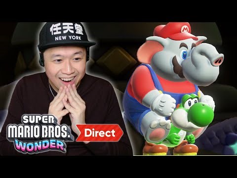 REACTION Super Mario Bros. Wonder Direct 8.31.2023