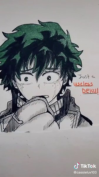 last sad part before the action 💚 he cries alot huh #aizawa #midoriya #mha