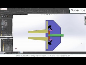 Project | Robot Gripper rack and pinion mechanism in Solidworks